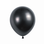 Set 100 Baloane Latex Metalic 13cm, Negru