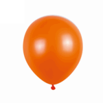 Set 100 Baloane Latex Metalic 13cm, Portocaliu