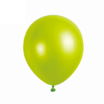 Set 25 Baloane Latex Metalic 13cm, Verde Deschis