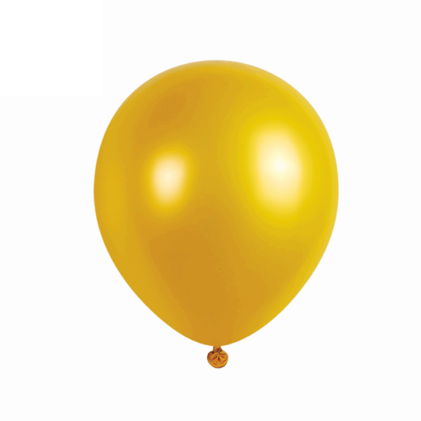 Set 50 Baloane Latex Metalic 30cm, Auriu Gold