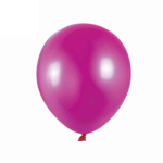 Set 100 Baloane Latex Metalic 30cm, Fuchsia