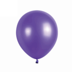 Set 100 Baloane Latex Metalic 30cm, Mov