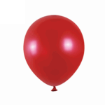 Set 100 Baloane Latex Metalic 30cm, Rosu,Red