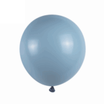 Set 25 Baloane Latex Retro 25cm Albastru Ceata,Haze Blue