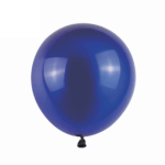Set 5 Baloane Latex Jumbo Retro 46cm, Albastru Inchis