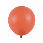 Set 5 Baloane Latex Jumbo Retro 46cm, Rosu Coral