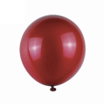 Set 5 Baloane Latex Jumbo Retro 46cm, Rosu Inchis,Garnet Red
