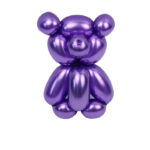 Set 50 Baloane Modelaj Latex Chrome Mov,Purple 135-145cm