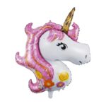 Balon folie 118cm x 80cm, "Unicorn Gigant Roz"