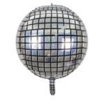 Balon Folie  Argintiu Holografic 4D Disco Ball 55 cm "Sfera Orbz"