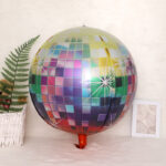 Balonul Folie 4D Minge Disco Multicolor 55cm "Sfera Orbz"