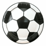 Farfurii De Hârtie Fotbal, 18 cm, Set De 6 Bucăți