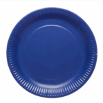 Farfurii din Hartie , Albastru Inchis , Set 10 buc , 18 cm