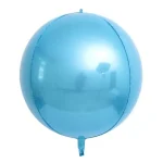 Balon Folie Sfera Orbz 4D 55cm , Albastru Deschis
