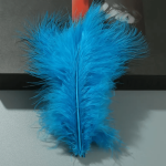 Set 100 Pene Decorative Albastre 14cm