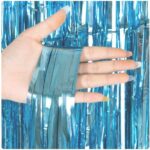 Perdea de Petrecere Albastru Deschis 100x200cm