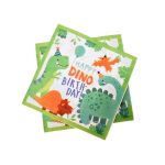 Șervețele Tematică Dino, Set de 20 Bucăți