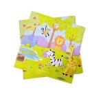Șervețele Tematică Zoo, Set de 20 Bucăți