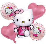 Set de 5 Baloane Folie Hello Kitty