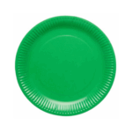 Farfurii din Hartie , Verde , Set 10 buc , 18 cm