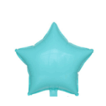 Balon Folie Stea 46cm, Albastru Pastel