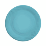 Farfurii din Hartie , Albastru Deschis , Set 10 buc , 18 cm