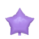 Balon Folie Stea 46cm, Mov Pastel