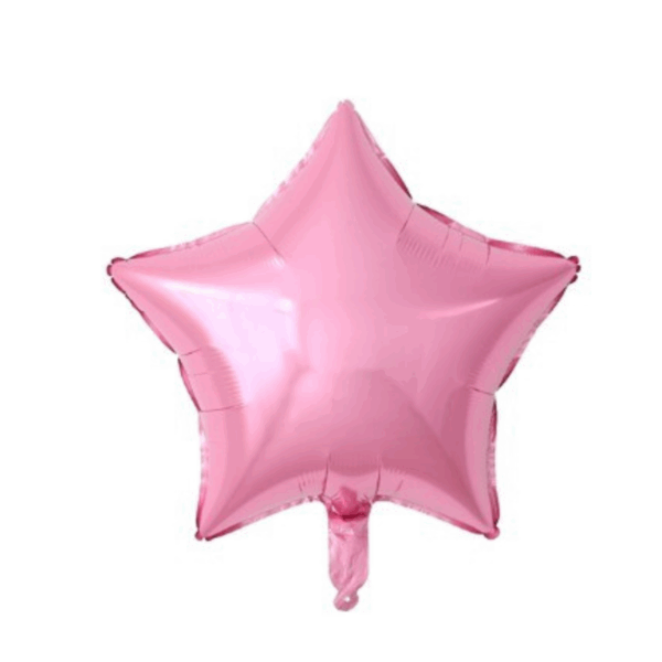 Balon Folie Stea 46cm, Roz
