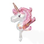 Balon Folie 45cm, Unicorn Roz