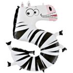 Balon Folie Animal 40cm Cifra 5