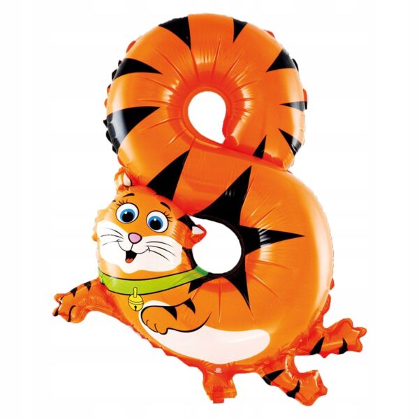 Balon Folie Animal 40cm Cifra 8