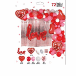 Arcada Baloane Valentine's Day 72 buc
