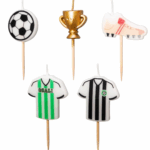 Set 5 Lumanari Tort Fotbal