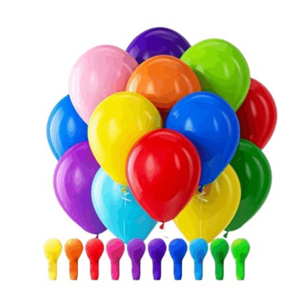 Set 100 Baloane Latex 30cm Multicolore