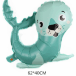 Balon Folie Foca Turcoaz ,62x40