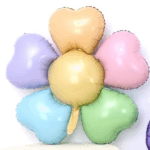 Balon folie margareta multicolora 98x94cm - imagine 2