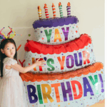 Balon Folie Tort ,,it,s your birthday,, 102x62cm