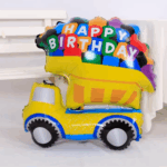 Balon Folie Masinuta Camion ,,happy birthday,, 71x61cm