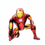 Balon folie Iron Man 3D, 55x63cm