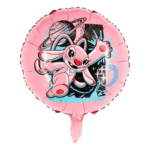 Balon Folie rotund Stitch Lilo ,roz, 45cm