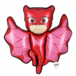 Balon Folie Eroi in pijama „Bufnita„ 75x66cm