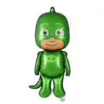 Balon Folie Eroi in pijama „Șopi„ verde, 42x81cm