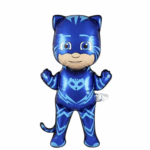 Balon Folie Eroi in pijama „Pisoi„ albastru, 44x76cm