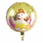 Balon Folie „Frumoasa si Bestia,Printesa Belle„ 45cm