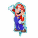 Balon Folie „Super Mario„ cu rosu, 68x44cm