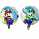Balon Folie rotund, Super Mario „ Mario si Luigi„45cm