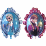 Balon Folie rotund Anna si Elsa-Frozen ,74x84cm