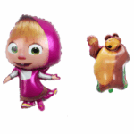 Balon Folie Ursul din „Masha si Ursul„ 70x45cm - imagine 2