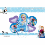 Set 5 baloane Folie„ Anna si Frozen„