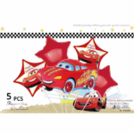 Set 5 Baloane Folie ,Fulger McQueen